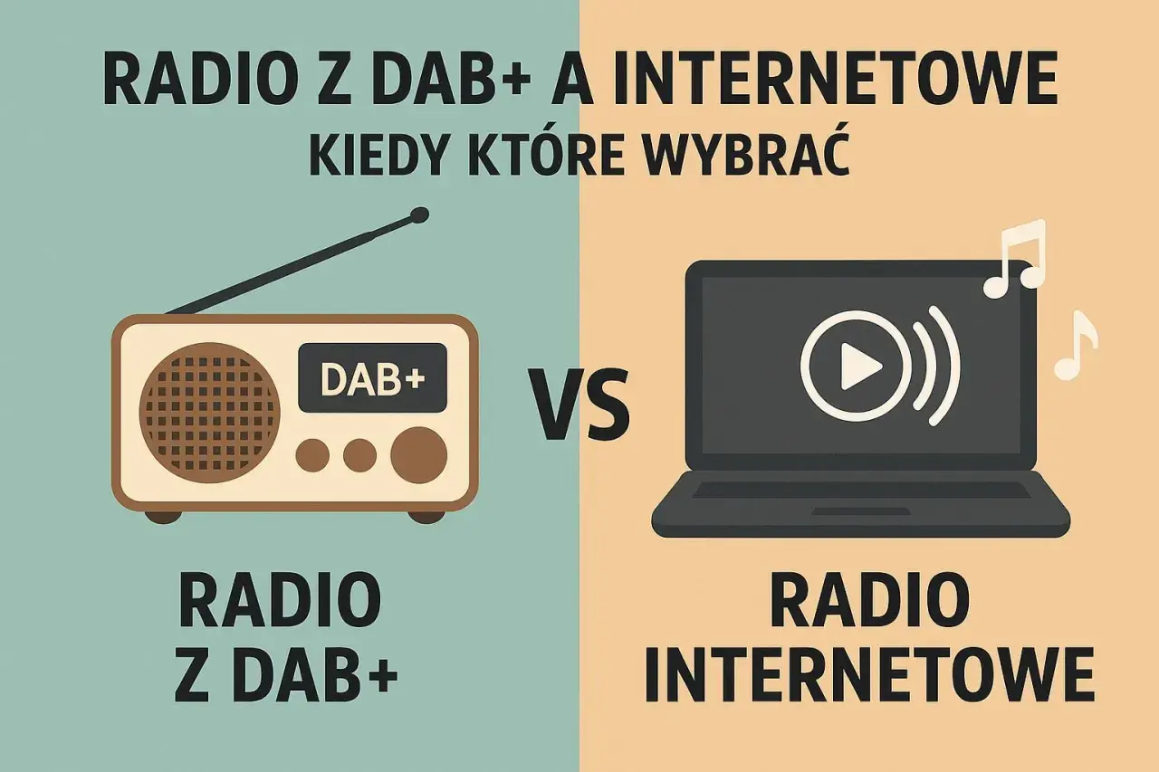Porównanie radia z DAB+ i internetowego. Wybierz, które fale radiowe są dla Ciebie najlepsze.