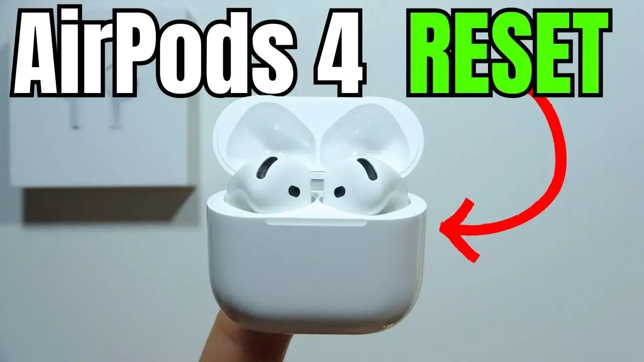 AirPods 4 problemy z połączeniem i reset