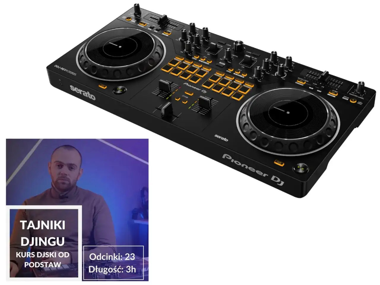 różne typy sprzętu DJ-skiego kontroler gramofon mikser