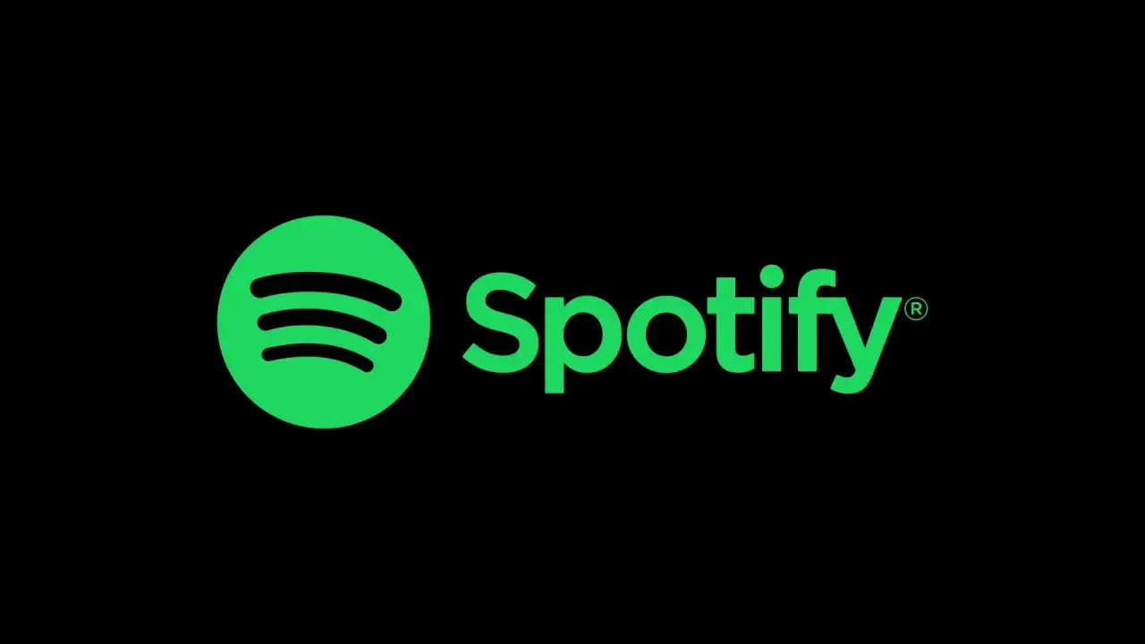 Zielone logo Spotify z napisem